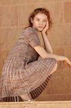 Lana Grossa MINIKLEID MIT RIPPEN- UND FALLMASCHENMUSTER Pappagallo