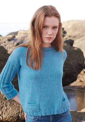 PULLI MIT TASCHEN Ecopuno von Lana Grossa
