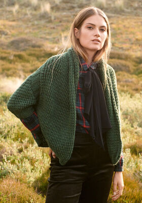 JACKE IM WICKELMASCHENMUSTER Alta Moda Cashmere 16 von Lana Grossa
