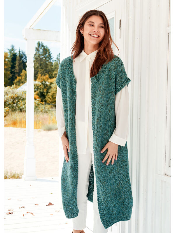 Lana Grossa LONGWESTE GLATT RECHTS Lala Berlin Lovely Cotton & Brillino