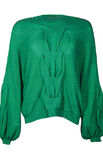 Lana Grossa PULLI MIT ZOPFMUSTER Ecopuno
