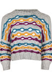 Lana Grossa PULLI MIT QUERRIPPEN-LOCHMUSTER Alta Moda Cashmere 16