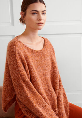 PULLI GLATT RECHTS Silkhair, Ecopuno & Brillino von Lana Grossa