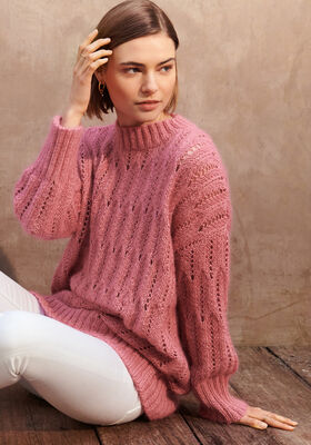 PULLI IM AJOURMUSTER Linarte & Silkhair von Lana Grossa