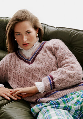 PULLOVER IM AJOURMUSTER Brigitte No. 2 von Lana Grossa