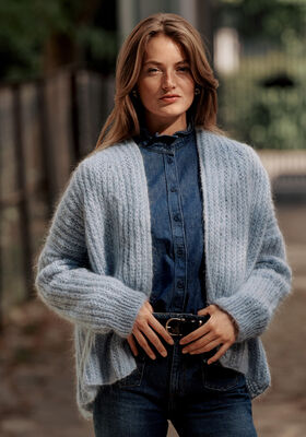 JACKE IM HALBPATENTMUSTER Brigitte No. 3 von Lana Grossa