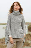 Lana Grossa PONCHO IM MUSTERMIX Alta Moda Cashmere 16