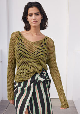 PULLOVER Solo Lino von Lana Grossa