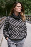 Lana Grossa ROLLKRAGENPULLOVER Natural Alpaca Lungo