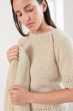 Lana Grossa PULLOVER Natural Alpaca Pelo