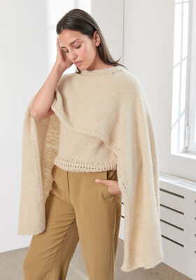 CAPE Natural Alpaca Pelo von Lana Grossa