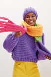 Lana Grossa PULLOVER IM FALLMASCHENMUSTER Confetti