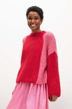 Lana Grossa PULLOVER IM HALBPATENTMUSTER Alpaca Air II