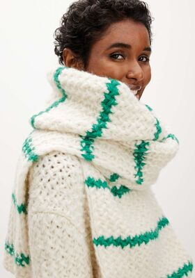 SCHAL IM FLECHTMUSTER Alpaca Air II von Lana Grossa