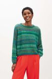 Lana Grossa PULLOVER MIT QUERRIPPENMUSTER Colorissimo & Silkhair