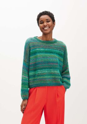 PULLOVER MIT QUERRIPPENMUSTER Colorissimo & Silkhair von Lana Grossa