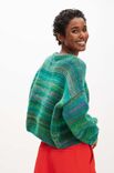 Lana Grossa PULLOVER MIT QUERRIPPENMUSTER Colorissimo & Silkhair