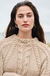 Lana Grossa PULLOVER MIT ZOPFMUSTER UND RUNDPASSE Setosa