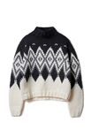 Lana Grossa JACQUARDPULLOVER GLATT RECHTS Lala Berlin Lovely Cotton