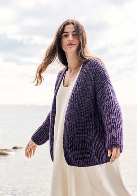 CARDIGAN IM HALBPATENTMUSTER Lucida von Lana Grossa