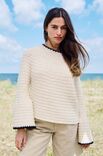 Lana Grossa RUNDPASSENPULLOVER IN QUERRIPPEN Airy & Alpaca Air II