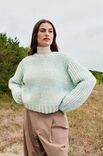Lana Grossa <wbr>KURZPULLOVER KRAUS RECHTS MIT ÄRMELN IM HALBPATENTMUSTER Twinny