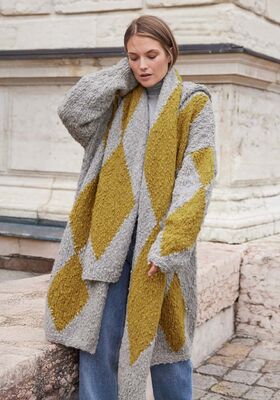 OVERSIZEMANTEL Caramella von Lana Grossa