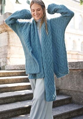 CARDIGAN Nebbia von Lana Grossa