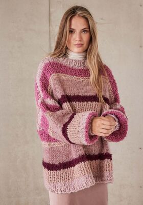 OVERSIZEPULLOVER Caramella, Alpaca Air II, Orsetto & Silkhair von Lana Grossa