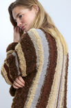 Lana Grossa QUER GESTRICKTER CARDIGAN Orsetto Mouliné, Orsetto & Baco Bamboo