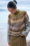 Lana Grossa TOP-DOWN-RUNDPASSENPULLOVER Milano