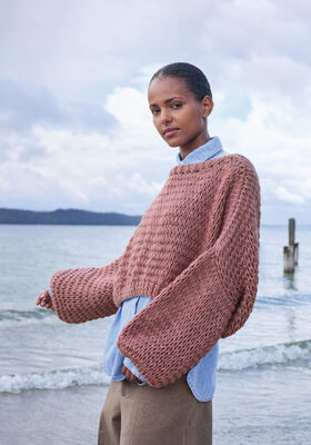 KASTENPULLOVER Baby Chain von Lana Grossa