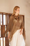 Lana Grossa HÄKELPONCHO Natural Superkid Tweed