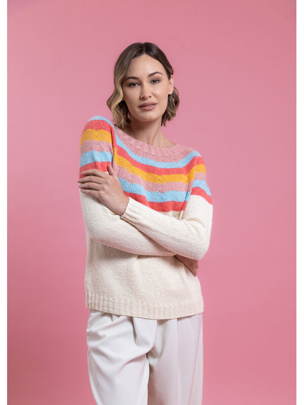 FILATI Studio RUNDPASSEN-PULLOVER Ecopuno