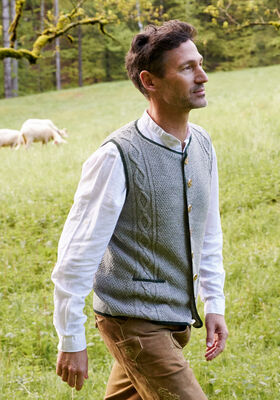 HERRENWESTE Cool Wool von Lana Grossa