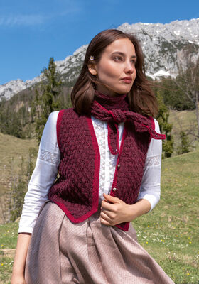 WESTE IM RELIEFMUSTER Landlust Soft Tweed 180 & Cool Wool von Lana Grossa