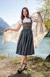 Lana Grossa DREIECKSTUCH IM RAUTENAJOURMUSTER Silkhair
