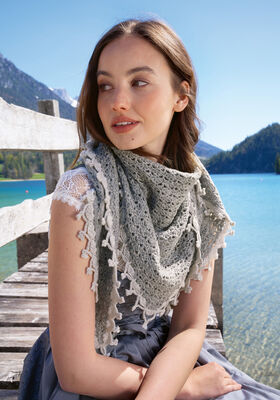 DREIECKSTUCH Cashmere 16 Fine von Lana Grossa