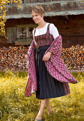 HÄKELTUCH IM MUSCHELMUSTER Silkhair/Cashmere 16 Fine von Lana Grossa