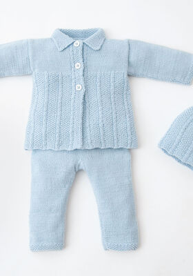 MANTEL, HOSE & MÜTZE Cool Wool Baby von Lana Grossa
