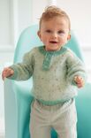 Lana Grossa PULLOVER Natural Superkid Tweed & Ecopuno