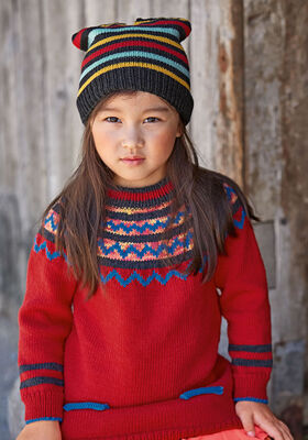 PULLOVER Cool Wool/Cool Wool Print von Lana Grossa