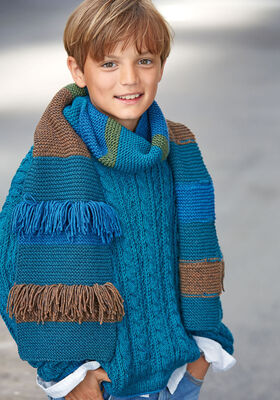 SCHAL Cool Wool Big Melange von Lana Grossa