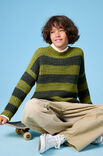 Lana Grossa STREIFEN-PULLOVER Cool Wool Big Vintage