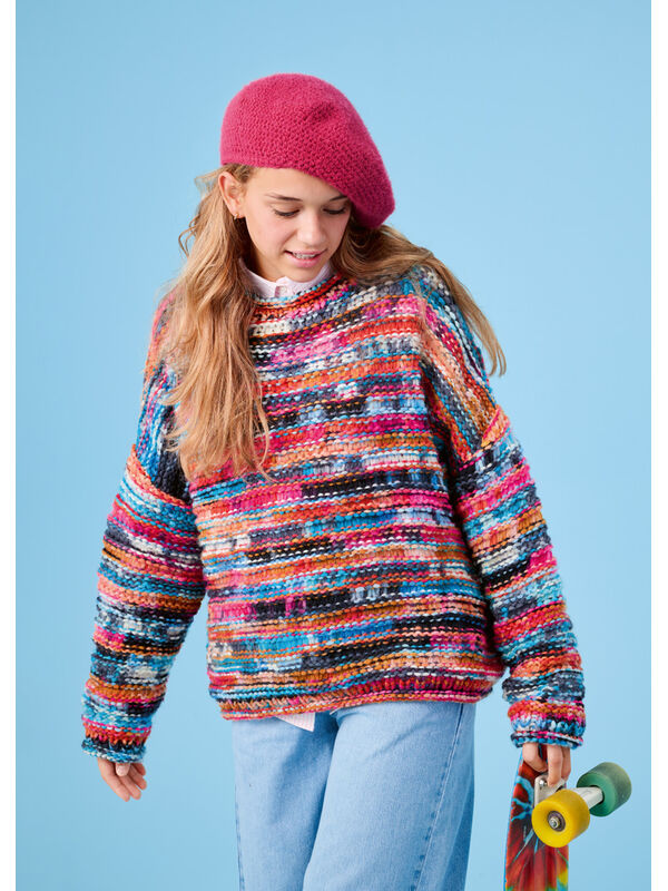 Lana Grossa OVERSIZED-PULLOVER Crazy
