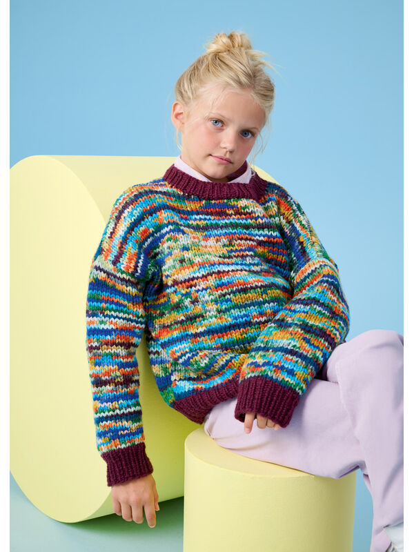 Lana Grossa PULLOVER Crazy & Cool Merino Big