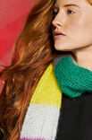 Lana Grossa Streifenschal SILKHAIR