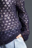 Lana Grossa PULLI IM LOCHSTRUKTURMUSTER Lace Lux