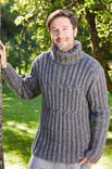 Lana Grossa HERRENPULLOVER Landlust Winterwolle