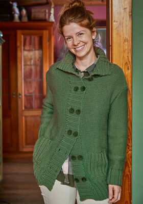 DAMENJACKE Landlust Alpaka Merino 160 von Lana Grossa